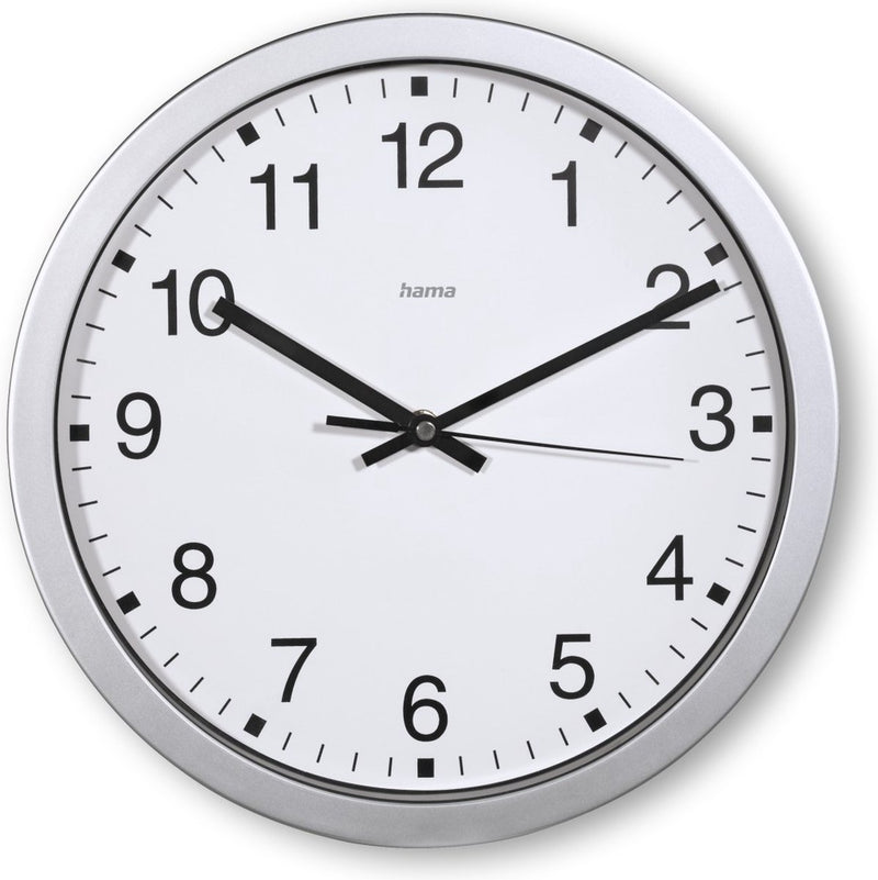 Hama Wanduhr - Mallorca - Silber
