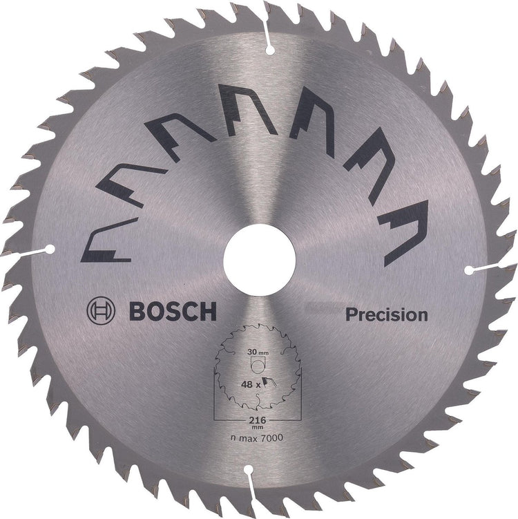 Bosch Zubehör Kreissägeblatt Präzision 216x2x30, T48 - 2609256936