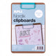 Apli Kids Klemmbrett Holz A5 Blau – Stabile Schreibtafel für Kinder.
