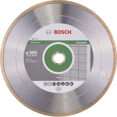 Bosch - Diamanttrennscheibe Standard für Keramik 300 x 30+25,40 x 2 x 7 mm