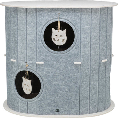 Trixie Spielbox Mara oval Filz Sandgrau