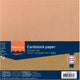 Florence Kraftpapier - Hobbypapier - Braun - 30,5 x 30,5 cm - 300 g - 20 Blatt