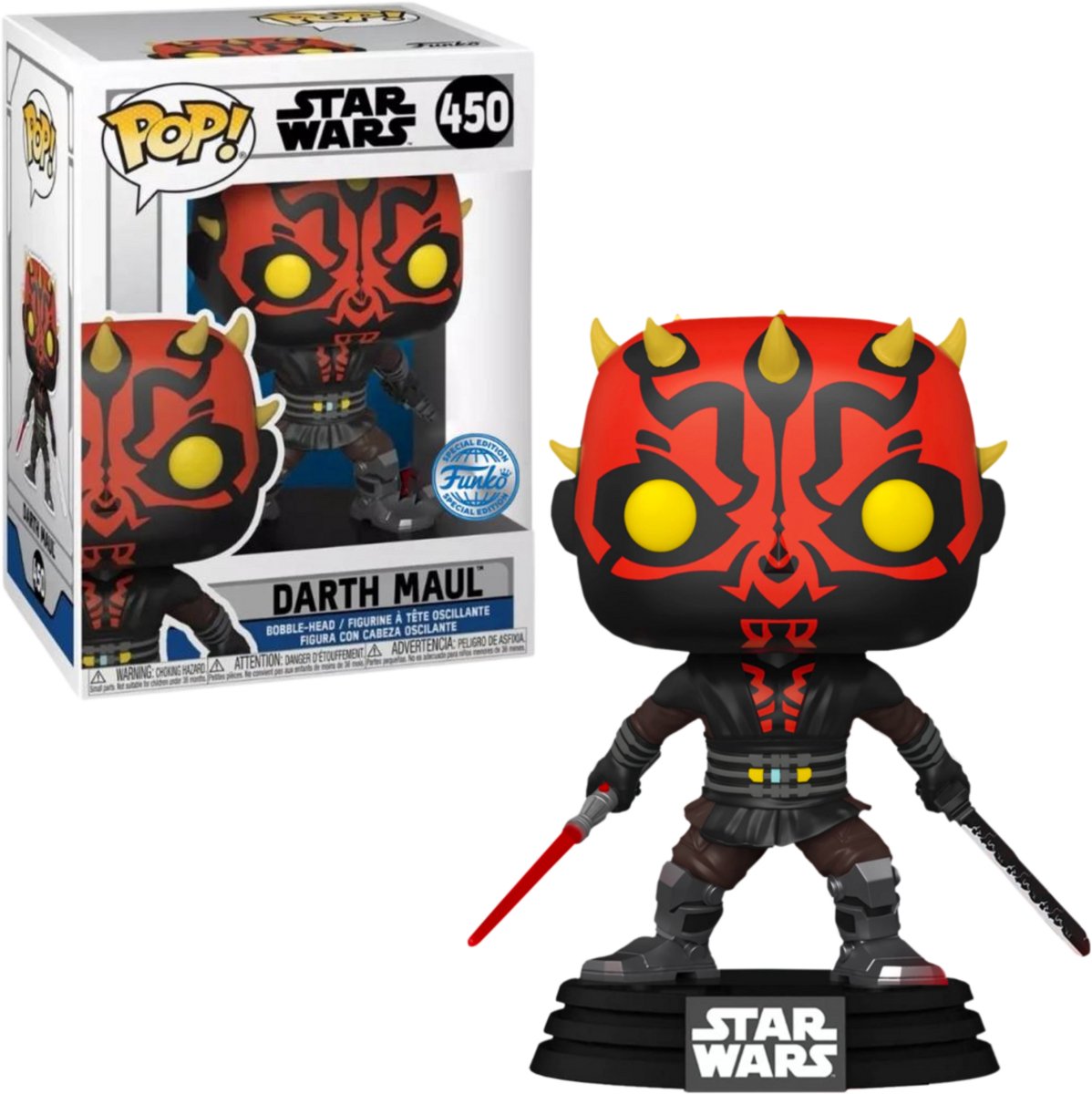 Funko-Pop! - Darth Maul - zwei Lichtschwerter - #450