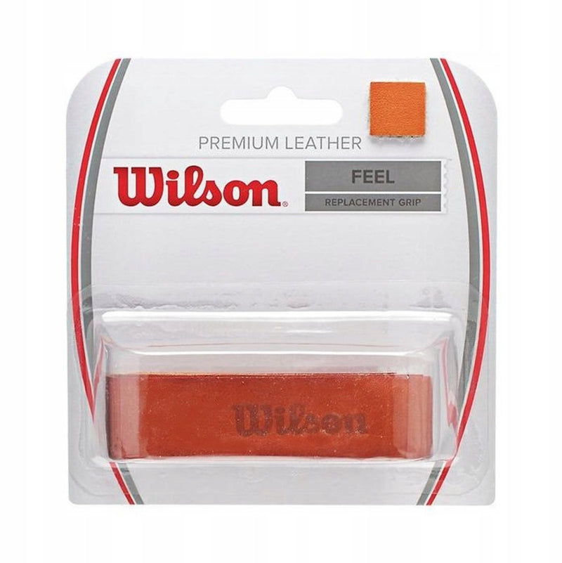 Wilson Premium Leder Basic Wrap Orange – 1 Stück