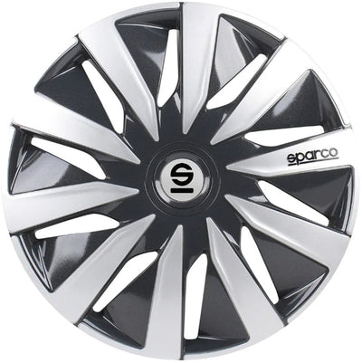 Sparco - Radkappen - Felgen - Lazio - 15 Zoll - Grausilber