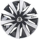 Sparco - Radkappen - Felgen - Lazio - 15 Zoll - Grausilber