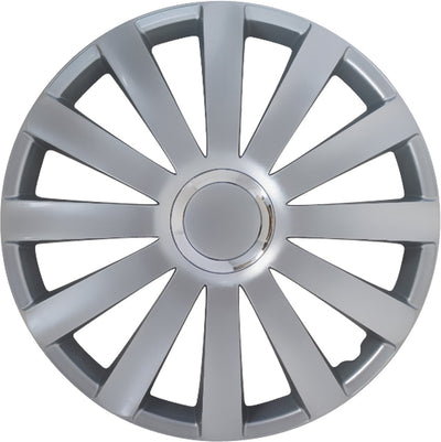 Gorecki Carpoint Radkappen Spyder Pro 14 Zoll ABS Silber 4er-Set