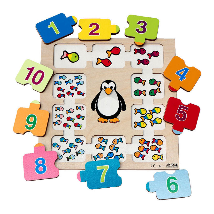 Rolf Rolf Relief Puzzle 10 kleine Fische, 10st.
