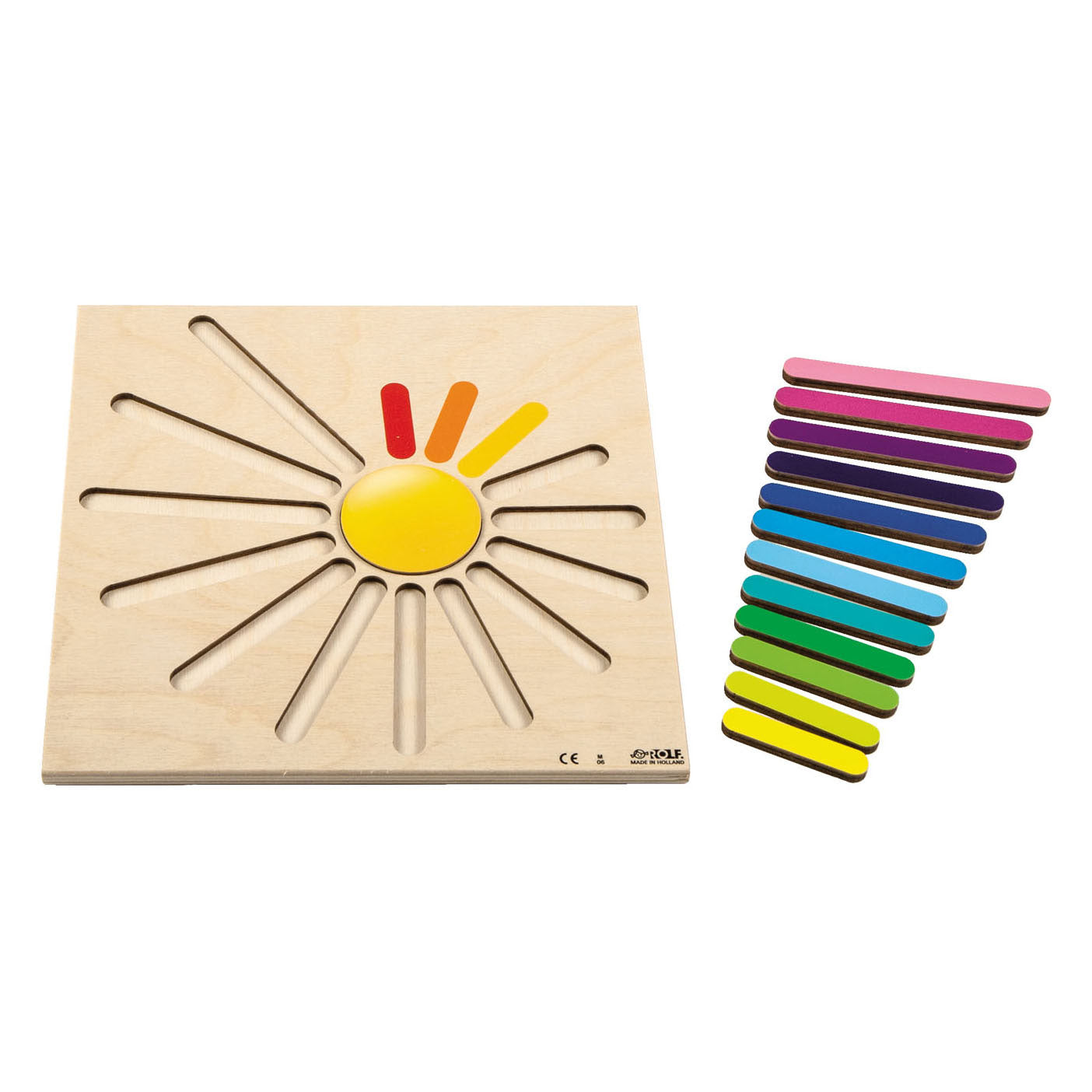 Rolf Rolf Relief Puzzle Regenbogenstrahlen, 15st.
