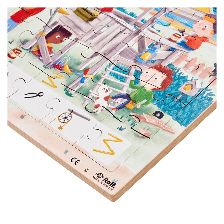 Rolf - Holzpuzzle -Serie Wonen, 3 -Set von 3