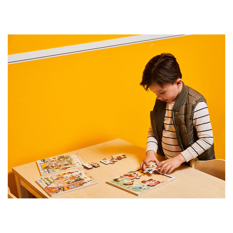 Rolf - Holzpuzzle -Serie Wonen, 3 -Set von 3