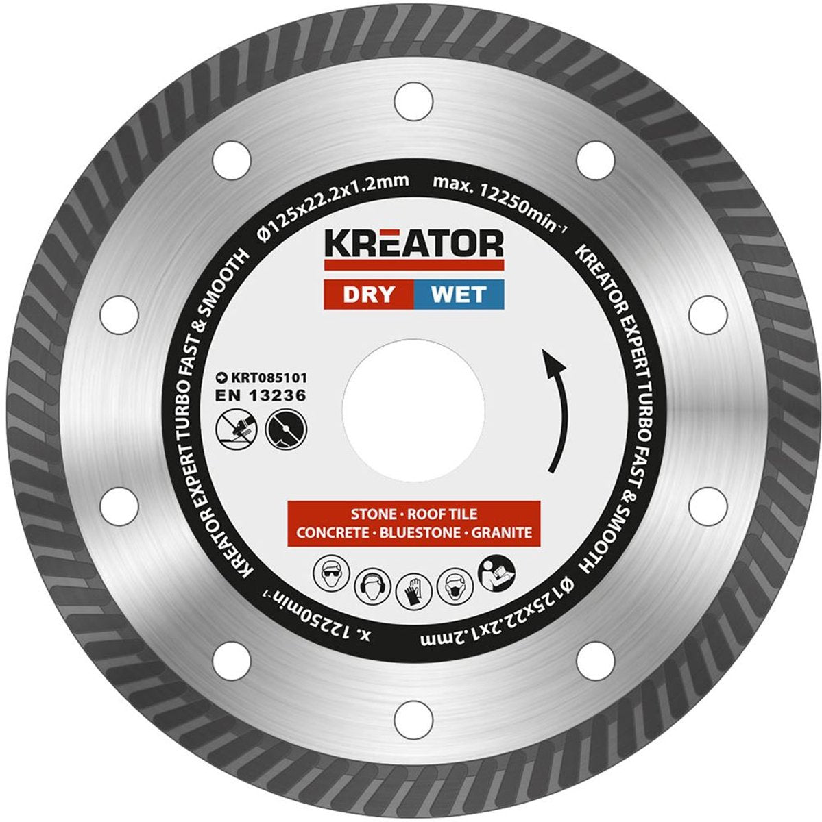 Kreator krt085101 Diamantscheiben-Set – ø230 mm