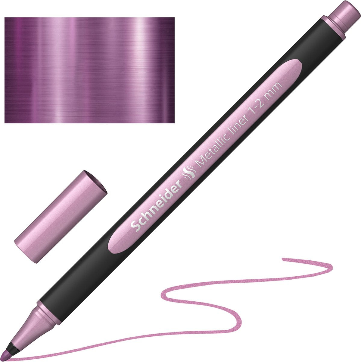Schneider Schreibgeräte Schneider Metallic Liner – Paint-it 020 – 1–2 mm – Pink Metallic – S-ML02001121