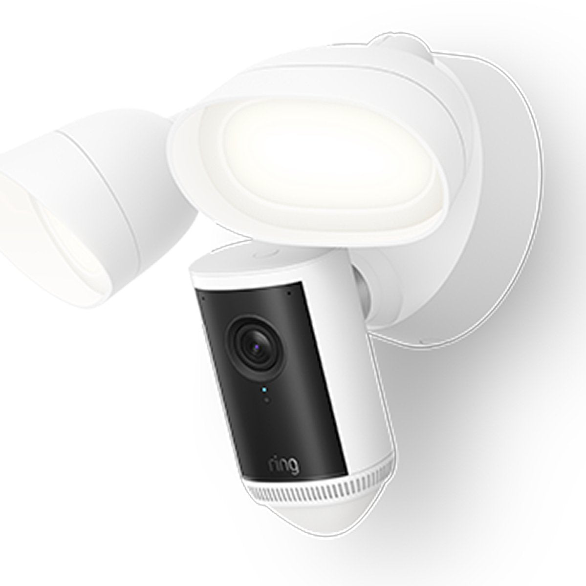 Ringkamera mit Scheinwerfern Pro (neueste Generation) – 4k – Outdoor – Weiß