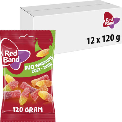 Rotes Band Duo Weingummi süß-sauer (12x 120gr)