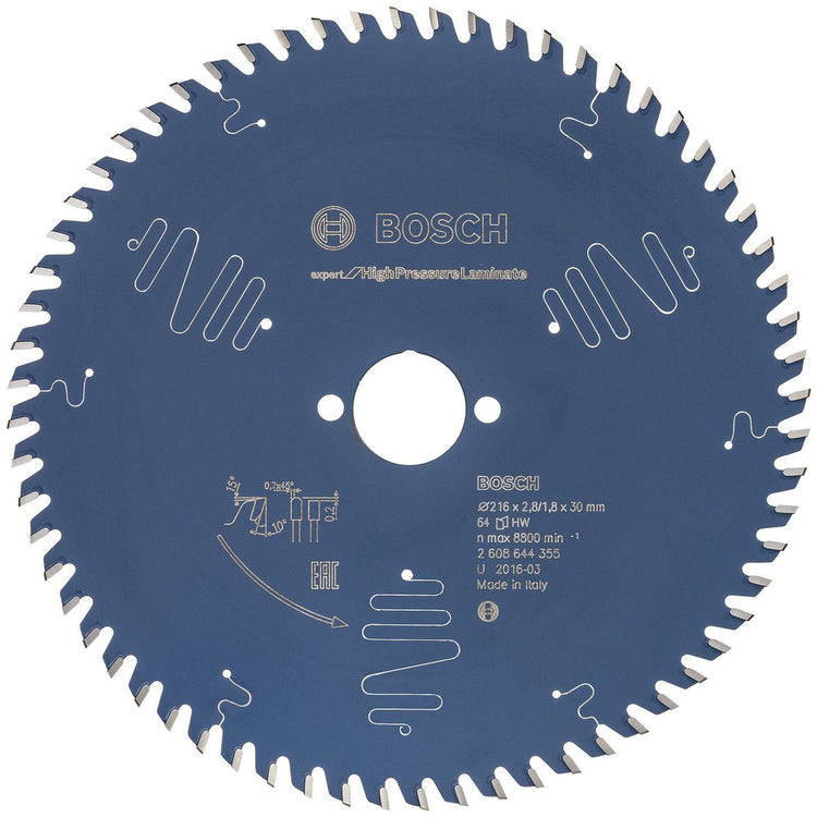 Bosch-Klingenexperte für Hochdrucklaminat 2