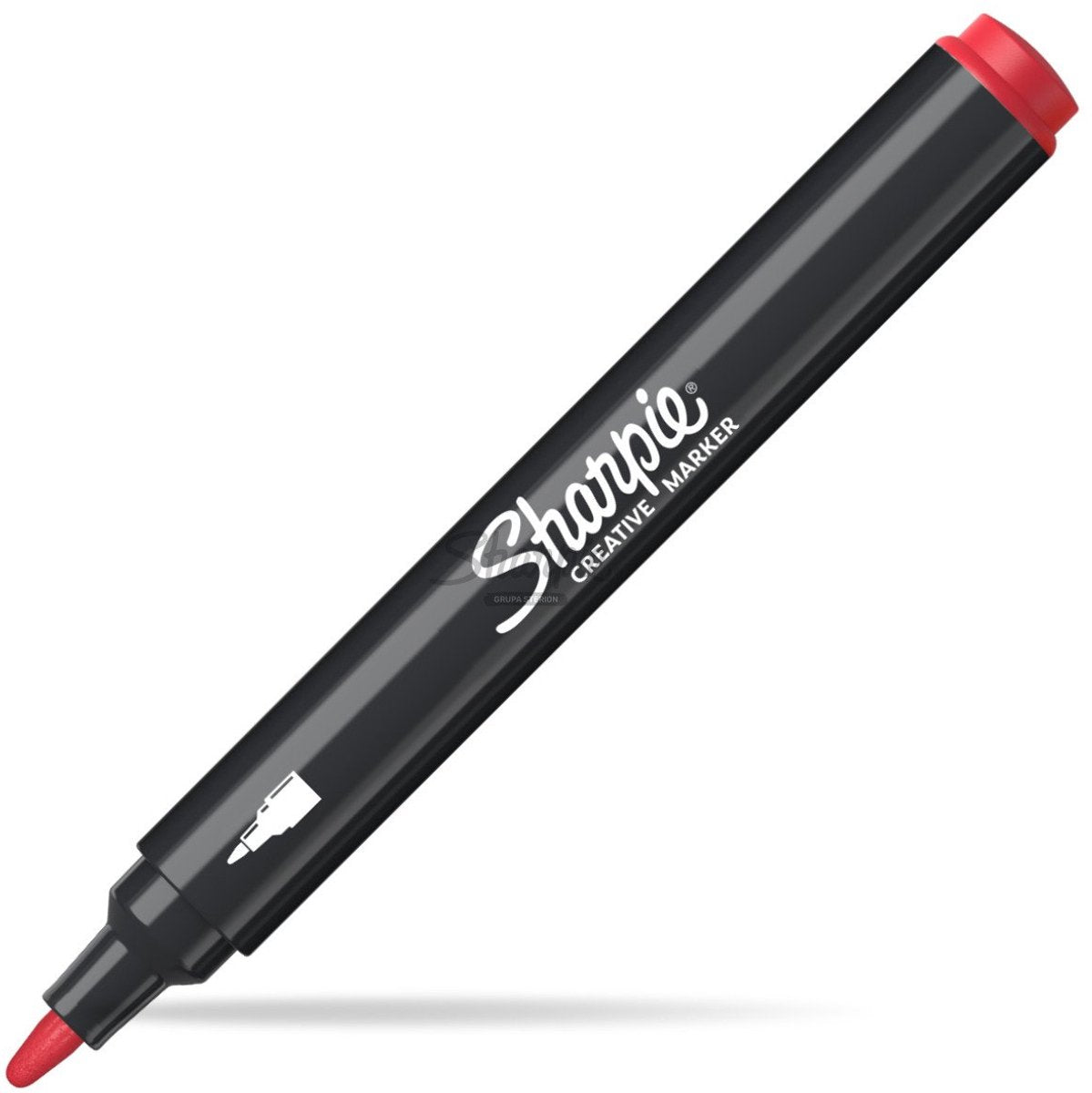 Sharpie-Acrylmarker mit runder Spitze, rot