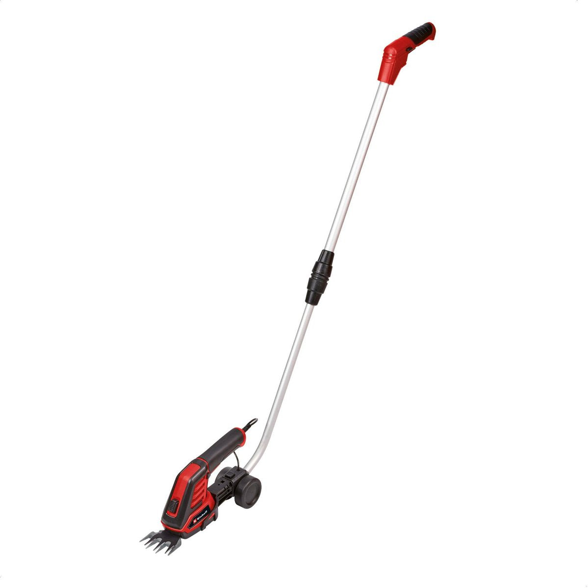 Einhell Akku-Rasenschere GC-CG 3,6 70 Li – 3,6 V Li-Ion – 2,0 Ah Akku – Grasschere Schnittbreite: 7 cm – Heckenschere Schnittbreite: 11 cm – Teleskop-Führungsgriff – inkl. Ladegerät