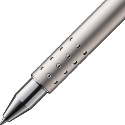 Lamy Tintenroller Swift mattschwarz Geschenkset – Tintenroller mit flüssigem Schreibgefühl – solides Metallgehäuse in der Strichstärke B – inklusive Tintenroller Mine M 66 im blauen Echtlederetui