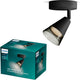 Philips LED Philips Cleft Spot – Wandstrahler – mit Rauchglas – Gu10-LED-Fassung