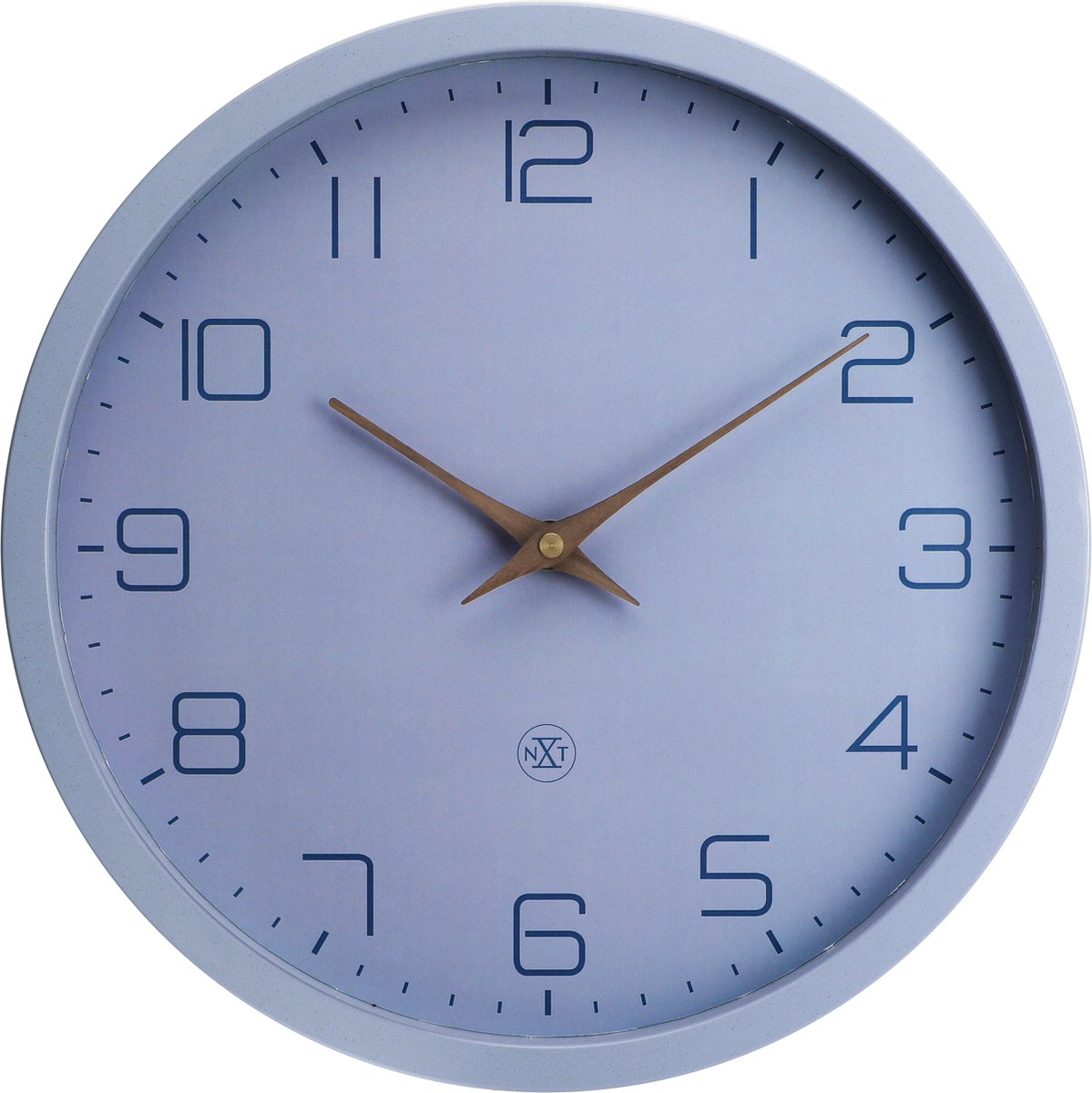 Nexttime nxt eco – Wanduhr – 30 cm – Papier Biokunststoff – Schwarz – geräuschlos