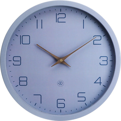 Nexttime nxt eco – Wanduhr – 30 cm – Papier Biokunststoff – Schwarz – geräuschlos