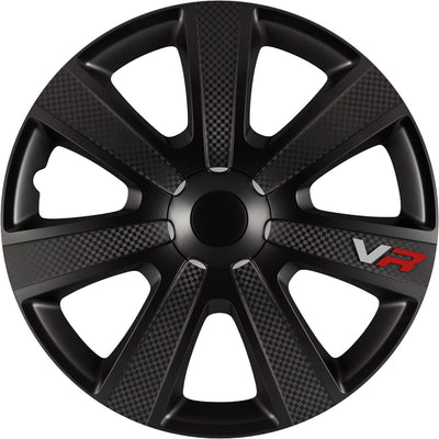 Radkappen VR Carbon 14 Zoll ABS schwarz 4er Set