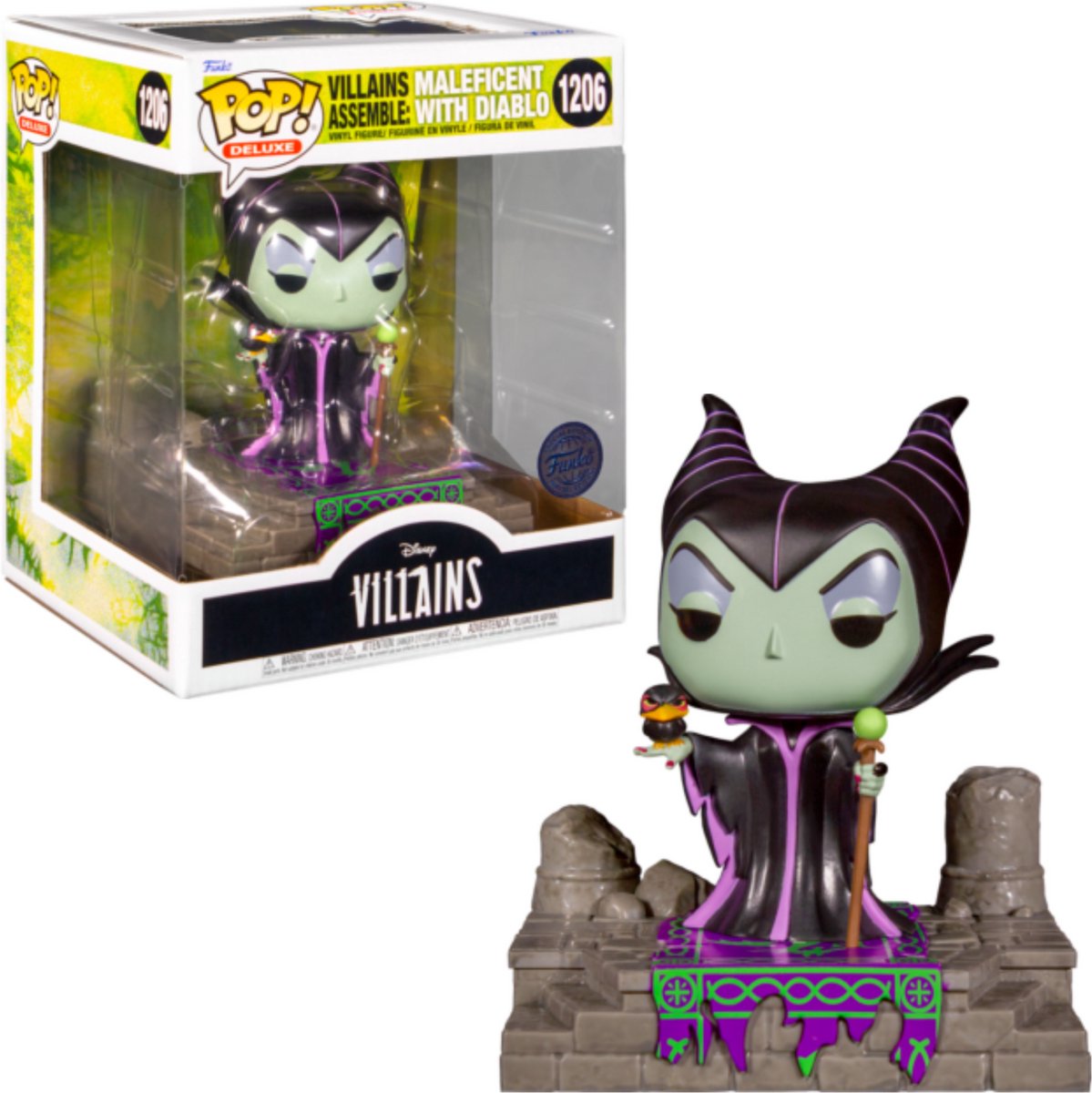 Funko-Pop! Deluxe: Disney Villains – Maleficent mit Diablo zusammenbauen (Sonderausgabe) #1206