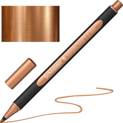 Schneider Schreibgeräte Schneider Marker – Metallic-Liner – Paint-it 020 – Strichstärke 1–2 mm – Kupfermetallic – S-ML02001102