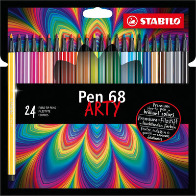 Stabilo Pen 68 Arty Filz -Tip Stifte 24 Stücke