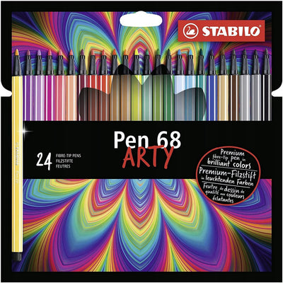 Stabilo Stift 68 Marker – 24 Farben Set im Karton