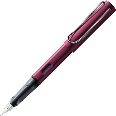 Lamy al-star schwarz lila Füllfederhalter | ergonomisches Aluminium | Stahlfeder b | inklusive t 10 blauer Tinte | Rechtshänder