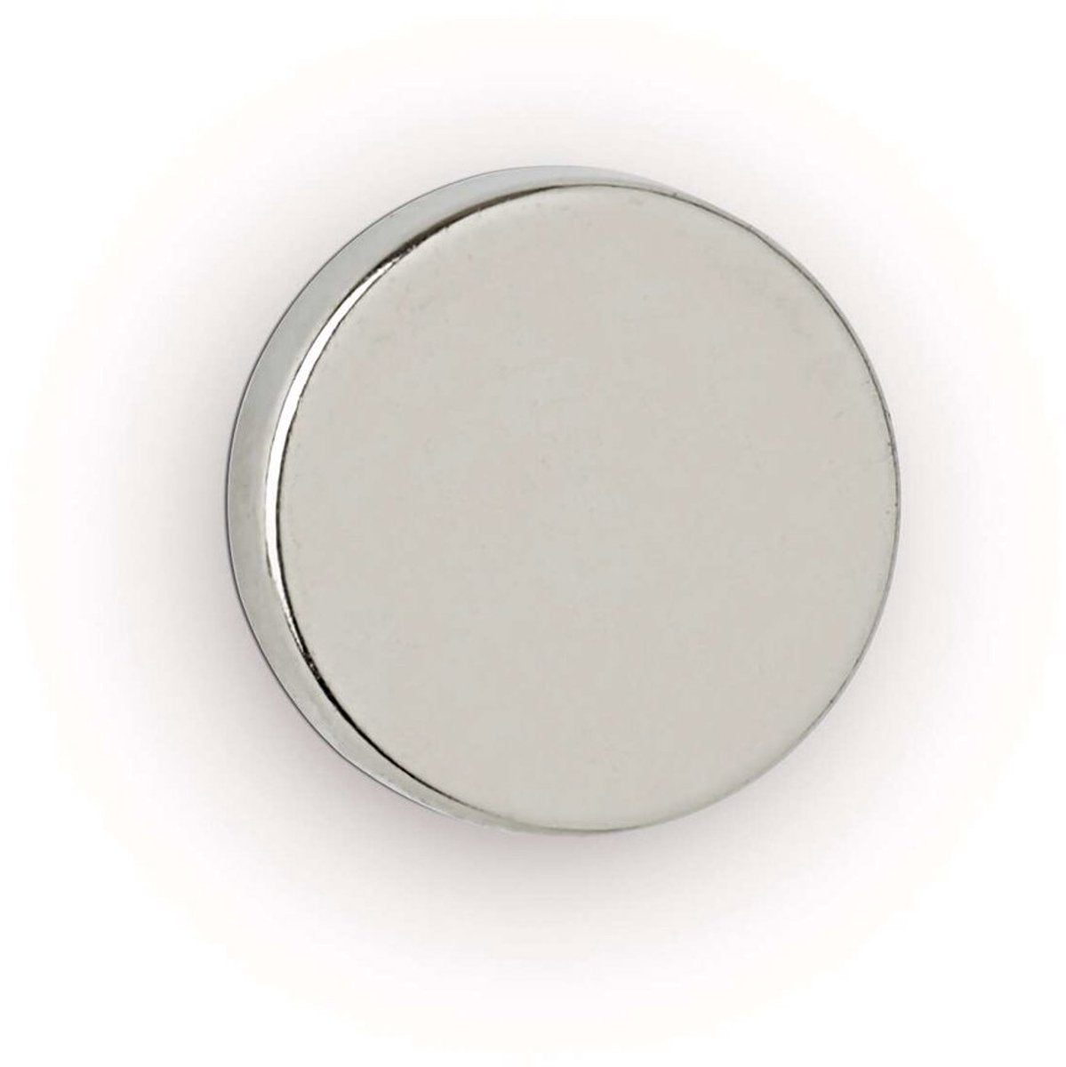 Maul Magnet rund 10 Stück 2,5 kg Stahl Metall Neodym magnetisch ø 1,2 x 0,3 cm silber
