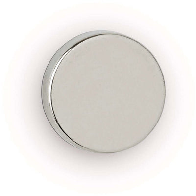 Maul Magnet rund 10 Stück 2,5 kg Stahl Metall Neodym magnetisch ø 1,2 x 0,3 cm silber