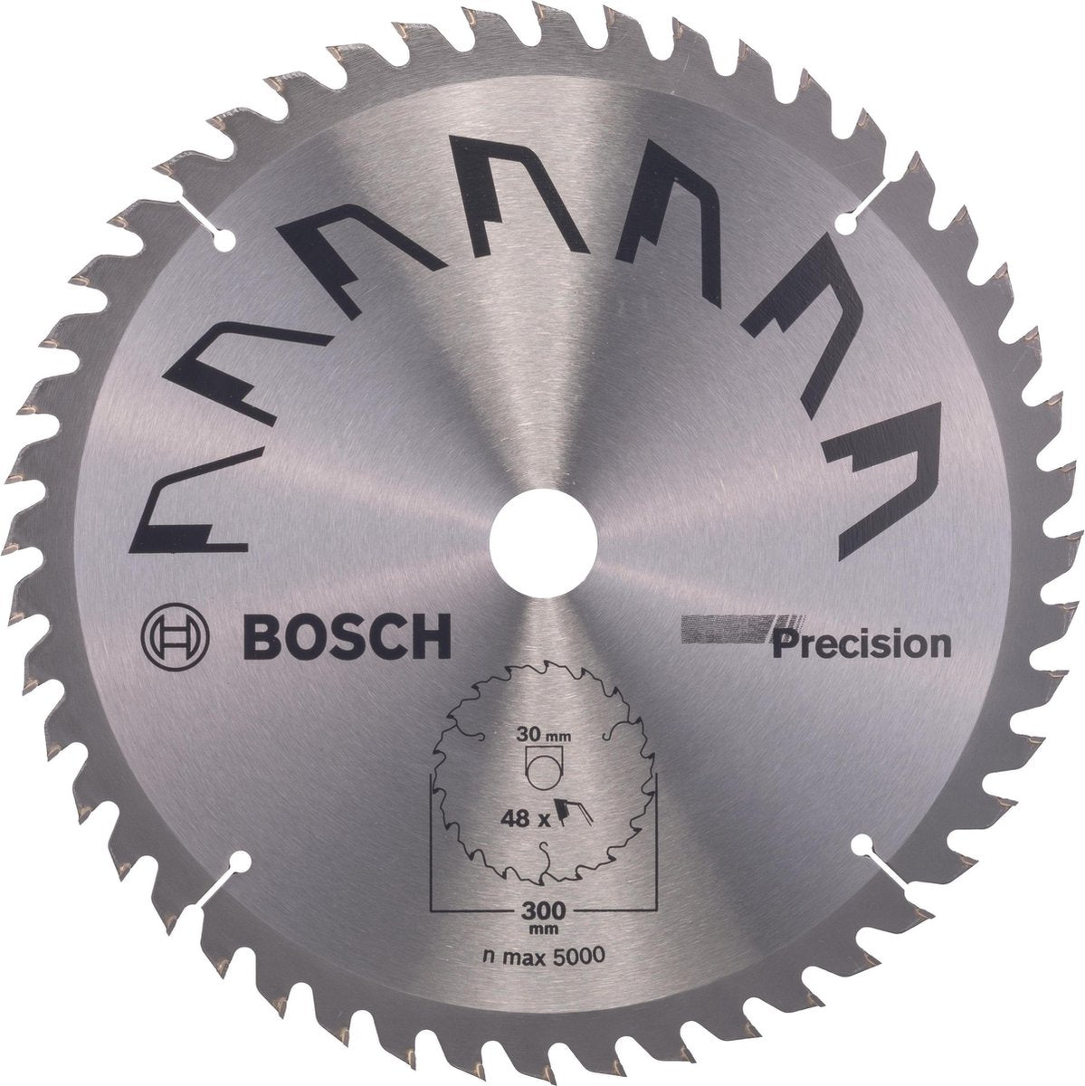 Bosch Kreissägeblatt Präzision – 300 x 30 x 3,2 mm – 48 Zähne
