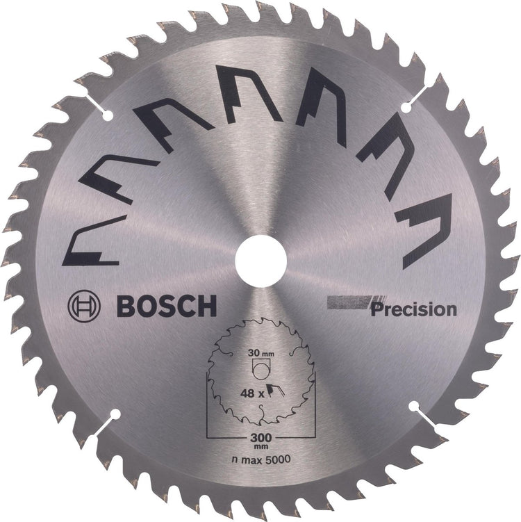 Bosch Kreissägeblatt Präzision – 300 x 30 x 3,2 mm – 48 Zähne