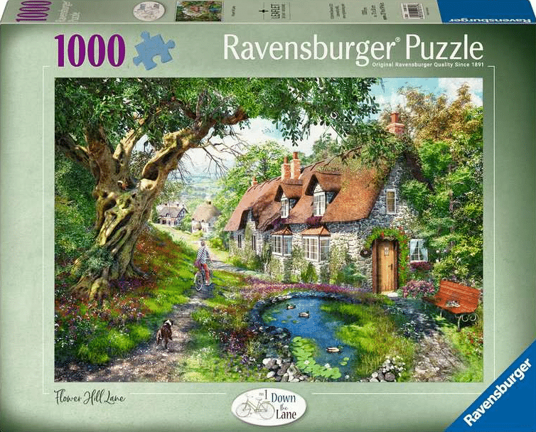 Ravensburger Jigsaw Puzzle Flower Hill Lane, 1000st.