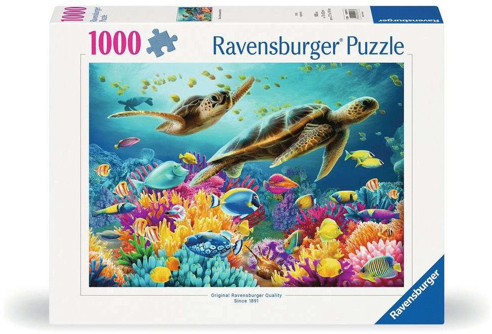 Ravensburger Jigsaw Puzzle Blue Underwater World, 1000st.