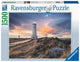 Ravensburger Jigsaw Puzzle Schöne Luft über dem Leuchtturm von Akranes Island, 1500st.