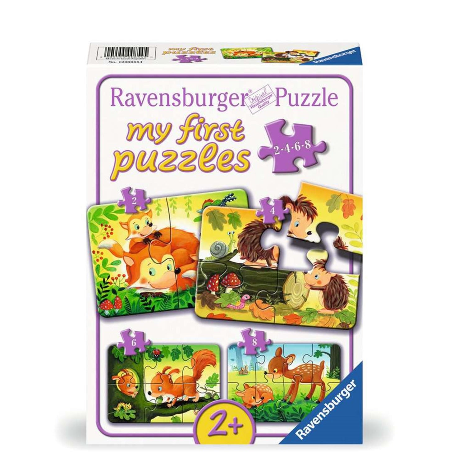 Ravensburger Jigsaw Puzzle Kleintierfamilien, 4in1