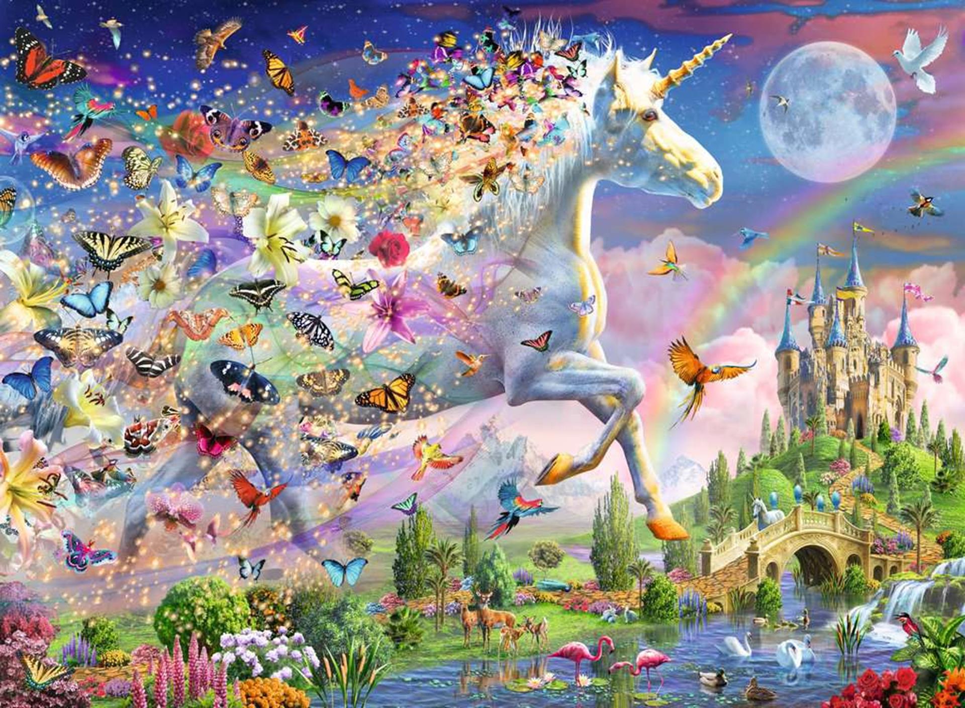 Ravensburger Jigsaw Puzzle xxl Fantasy Unicorn Star Line, 200st.