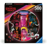 Ravensburger rundes Puzzle Stranger Things 500 Teile - afbeelding 1