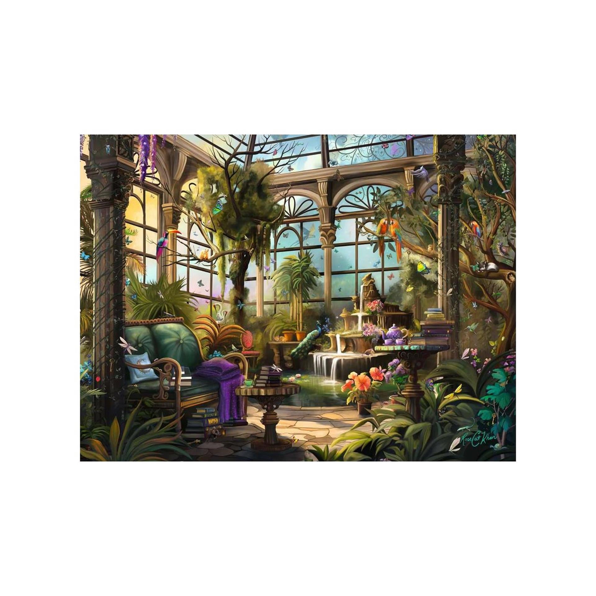 Ravensburger Puzzle Das Gewächshaus – 1500 Teile.