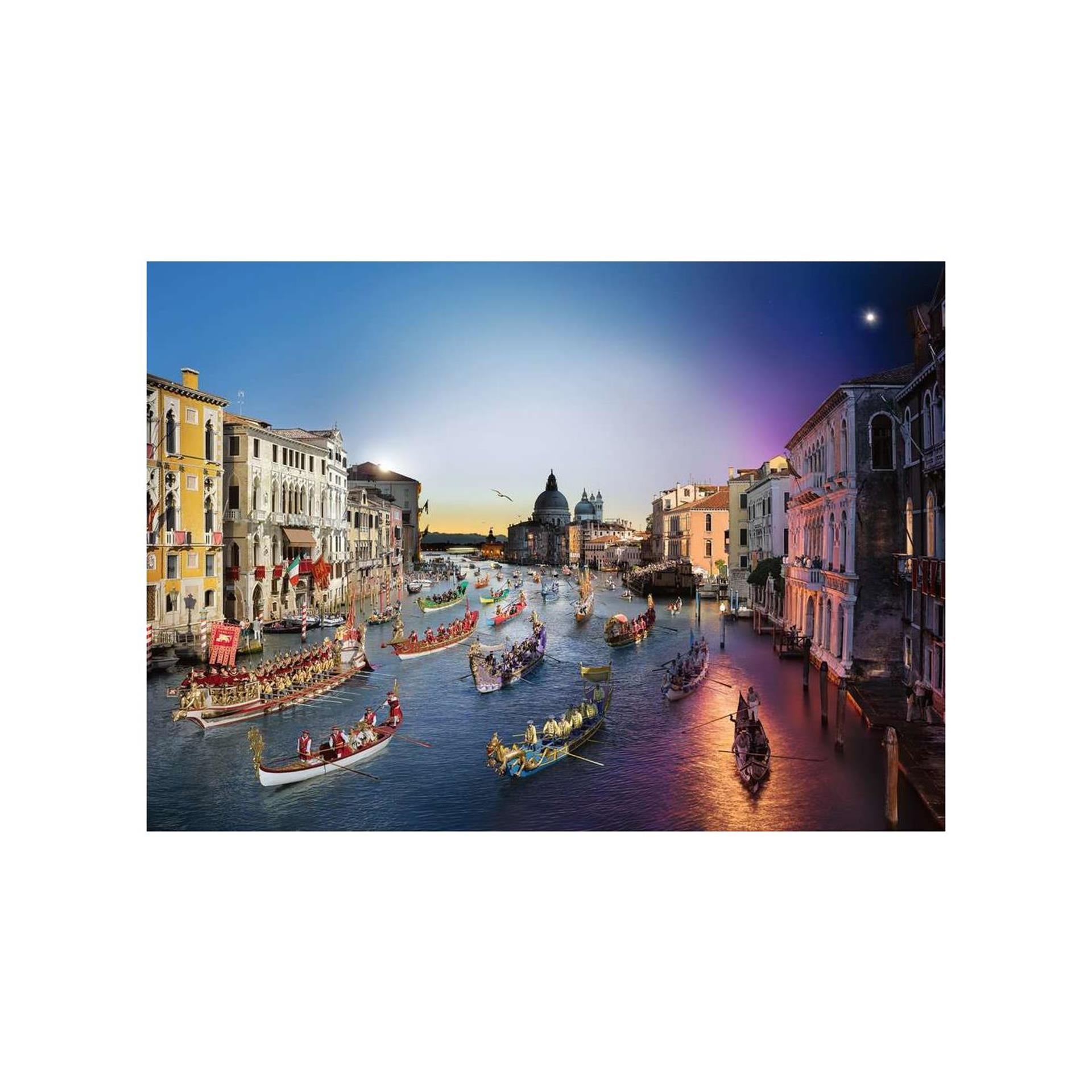 Ravensburger Puzzle Venedig Tag zu Nacht 1000 Stücke