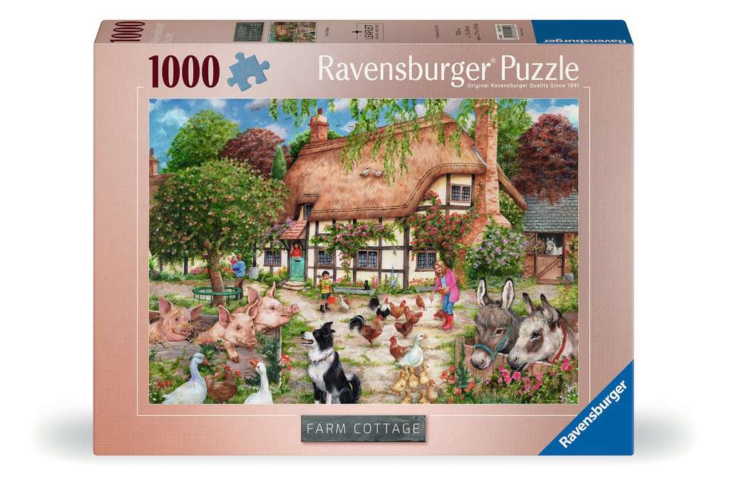 Ravensburger Puzzle Cottage Farm - 1000 Teile.