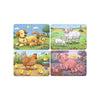 Ravensburger Jigsaw Puzzle meine ersten Rätsel 4in1 Nutztiere Familien