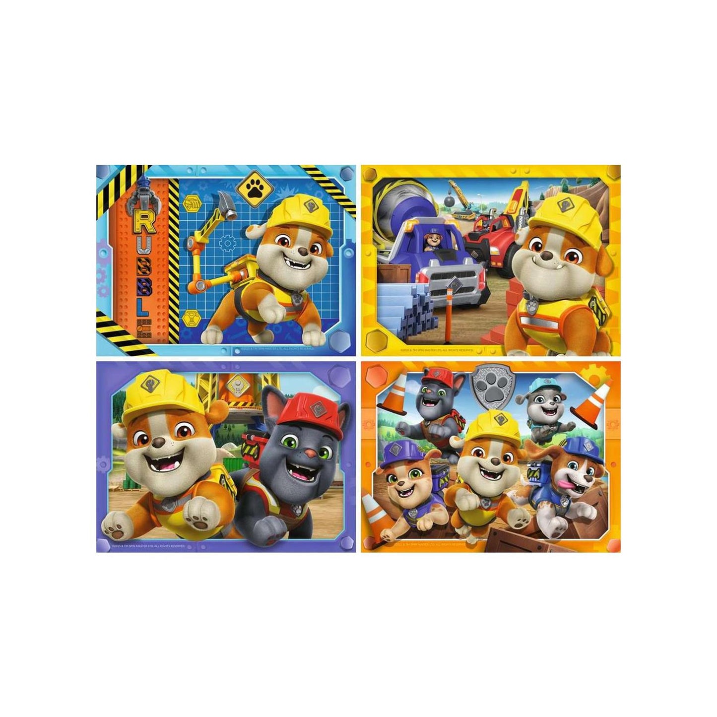 Ravensburger Puzzle Schutt-Crew – 4 Puzzles
