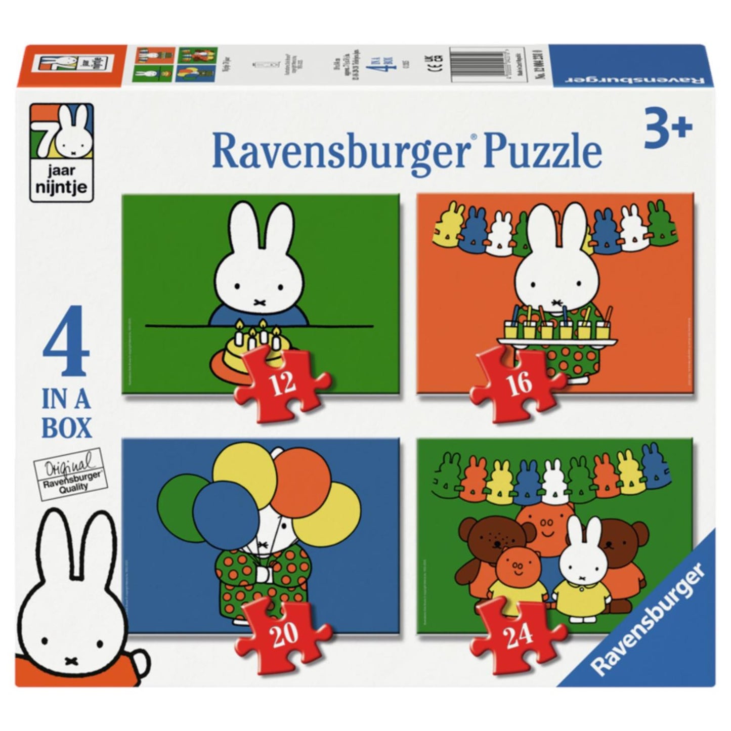 Ravensburger Legwagzel 4in1 Miffy 70 Jahre alt