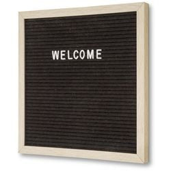 Briefbrett Showdown leb30x30 640 g schwarz