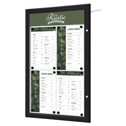 Menütafel Showdown scz4xa4ledc9005 5270 g schwarz